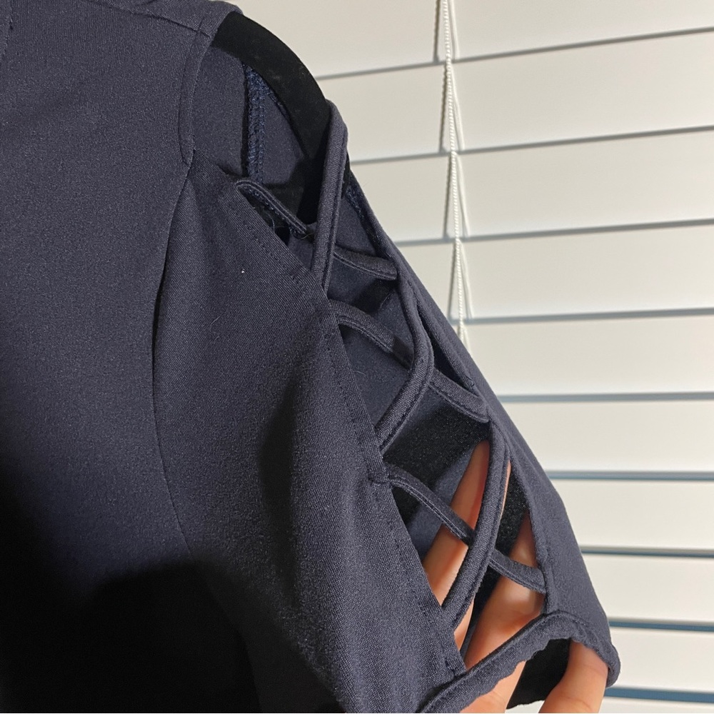Navy Dress w/ Pockets - Picture 3 of 3